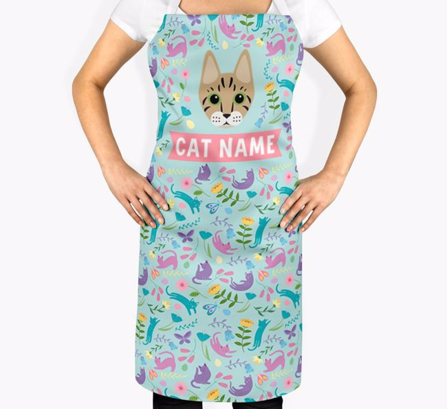 Spring Kitten: Personalized {breedShortName} Apron